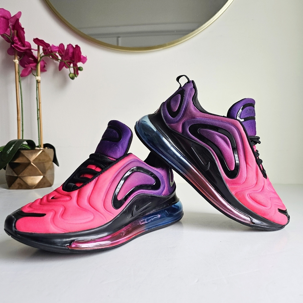 NIKE AIR MAX 720 Sunset Sneakers Women's Size 8 - Picture 6 of 16